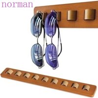 Hộp đựng kính râm NORMAN, Kệ 9 lỗ Giá trưng bày kính mắt tự dính, Kệ lưu trữ kính mắt bằng gỗ treo tường đầy màu sắc thời trang Trang trí nội thất