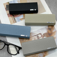 Hộp đựng kính thủ công họa tiết phong cách Muji phong cách Nhật Bản] Hộp đựng kính cận thị cảm giác cao cấp dành cho nam nữ Vỏ lật thủ công chống áp lực