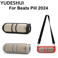 Hộp đựng loa YudhUI, chống sốc có dây đeo vai, Vỏ bọc tay chống trầy xước bằng silicon mềm cho phụ kiện loa Beats Pill 2024