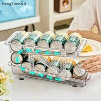 Hộp Đựng Lon soda 2 Tầng Có Thể Cuộn Lại 8.46in Cho Tủ Lạnh