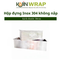 Hộp Đựng Màng Bọc Thực Phẩm An Toàn KOJIN Inox Siêu Bền Kèm Bánh Xe Và Dao Cắt
