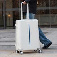 Hộp đựng mật khẩu khung nhôm mới 20 inch 24 inch vali du lịch bánh xe phổ thông im lặng