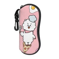 Hộp Đựng Mắt Kính Mềm Có Khóa Kéo In Hình bts bt21 rj