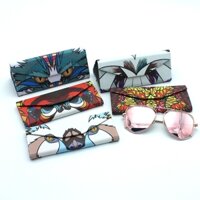 Hộp đựng mắt kính thời trang - Họa tiết Cú mèo