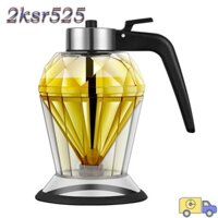 Hộp đựng mật ong thủy tinh 2KSR525, Chai dầu dung tích lớn đa chức năng, Hộp đựng nước sốt hình 200ml Giấm
