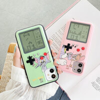 Hộp đựng máy chơi Game cho iPhone, cặp đôi Tom Jerry Ốp điện thoại hoạt hình cho iPhone 15 14 13 12 11 7 8 X XR