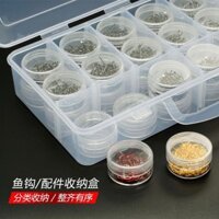 Hộp đựng móc câu cá, hộp lưu trữ phụ kiện nhỏ, ghế phao xoay, lưới chống dây, hộp phụ kiện acrylic, phụ kiện câu cá nhỏ 3.11 DUIV