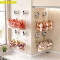 Hộp đựng mỹ phẩm NOVASPARK, Giá đựng cốc hút trong suốt không khoan, hiện đại có lỗ thoát nước treo tường Dụng cụ trang điểm chịu tải mạnh Nhà bếp