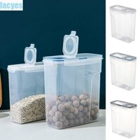 Hộp đựng ngũ cốc LACYES, Bình đựng ngũ cốc trong suốt bằng nhựa, Hộp đựng gạo chống ẩm không chứa BPA kín đa chức năng Xô đường