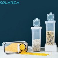 Hộp đựng ngũ cốc SOLARZA, Hộp đựng ngũ cốc kín khí trong suốt, Hộp đựng thực phẩm chống côn trùng kín chống ẩm thực thực tế Đường