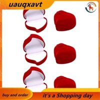 Hộp đựng nhẫn hình trái tim Hộp trưng bày trang sức Đính hôn Hộp trang sức cưới Thiết kế hoa hồng Hộp quà tặng cặp đôi
