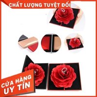Hộp Đựng Nhẫn Hoa Hồng Nổi
