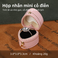 Hộp đựng nhẫn Mini châu Âu Hộp đựng đồ trang sức tinh tế cổ điển