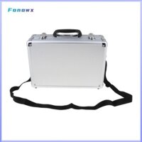 Hộp đựng nhôm, Bạc có dụng cụ tạo bọt Hộp đựng du lịch cho JR, 35x23x12cm