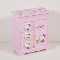 Hộp đựng nữ trang xinh xắn hình Hello Kitty / Hộp phụ kiện âm nhạc Hello Kitty