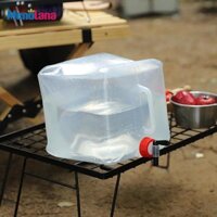 Hộp Đựng Nước Bình Đựng Nước Có Thể Gập Lại 10L Gấp Túi Nước Cho Cắm Trại Dã Ngoại Nước Uống RV