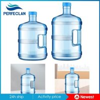 Hộp đựng nước có tay cầm Hộp đựng nước trong suốt có thể tái sử dụng Dung tích lớn Bình nước di động để lái xe khẩn cấp