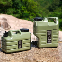 Hộp Đựng Nước Di Động 12l / 18l / 25l Cho Bình Nước Cắm Trại Ngoài Trời / Trong Nhà, Có Vòi, Bình Nước Dung Tích Lớn