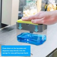 Hộp Đựng Nước Rửa Chén Bát tự Động SOAP PUMP Mẫu Mới 2020 Tặng Kèm Miếng Bọt Biển