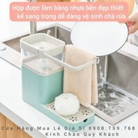 Hộp Đựng Nước Rửa Chén Bát Thông Minh - 2 Trong 1 Tiện Lợi Đa Năng