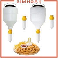 Hộp đựng nước sốt treo 3,5L Chai sốt cà chua Hộp đựng Salad chống rò rỉ cho bữa tiệc nhà hàng Sự kiện ngoài trời Nướng bánh