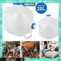 Hộp đựng nước uống 20L có nắp & vòi Bình nước có thể gập lại dung tích lớn