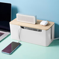 Hộp đựng ổ cắm điện, hộp đựng dây điện, hộp dây sạc bằng nhựa an toàn cho trẻ nhỏ VOI VUÔNG