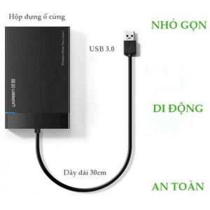 Hộp đựng ổ cứng 2,5 inch USB 3.0 chính hãng Ugreen 30848