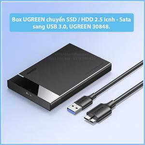 Hộp đựng ổ cứng 2,5 inch USB 3.0 chính hãng Ugreen 30848