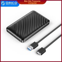 Hộp Đựng Ổ Cứng 2.5" SSD/HDD SATA 3 USB 3.0 - ORICO 2521U3-V1-BK - Hàng Chính Hãng