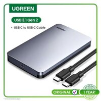 Hộp đựng Ổ cứng 2.5 Ugreen 80556 70499 CM300 ( cổng USB C 3.1 Gen 2,Support SSD/HDD 6TB )