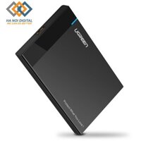 Hộp đựng ổ cứng 2.5inch SSD, HDD hỗ trợ 6TB, chuẩn SATA III, SATA II UGREEN US221 vỏ nhựa ABS cao cấp