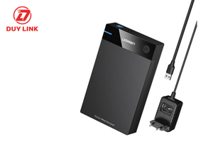 Hộp đựng ổ cứng 3,5 inch Sata/ USB 3.0 hỗ trợ 16TB Ugreen 50423