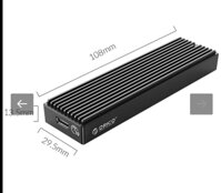 Hộp đựng ổ cứng (Box) SSD M2 PCIe NVMe Gen3x4 / Gen4x4 Type C Orico M2PV-C3