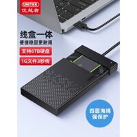 Hộp đựng ổ cứng di động cao cấp USB 3.0 cho laptop, đầu đọc SSD cơ học 2.5inch SATA