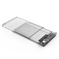Hộp Đựng Ổ Cứng Di Động HDD Box 2.5 ORICO 2139C3-G2 USB3.1 Gen2 Type-C2.5 Nhựa Trong Suốt - Hàng Chính Hãng