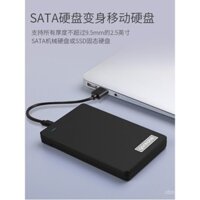 Hộp đựng ổ cứng di động ngoài RuiZhi USB 3.0 cho laptop 2.5inch SATA nâng cấp SSD không cần vít