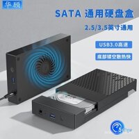 Hộp đựng ổ cứng di động USB 3.0 đầu đọc ngoài 2.5/ 3.5inch SSD ổ cứng cơ học SATA đa năng