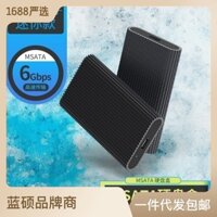 Hộp đựng ổ cứng di động Lanshuo mSATA Type-C sang USB 3.1 cho laptop, hộp đựng SSD rắn
