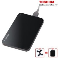 Hộp Đựng Ổ Cứng Di Động Toshiba 1TB 2TB 500GB HDD 2.5 inch Kèm Túi Đựng