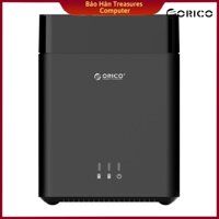 Hộp Đựng Ổ Cứng HDD 2 Khay Orico 3.5'' USB 3.0 DS200U3 - Hàng Chính Hãng