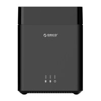 Hộp Đựng Ổ Cứng HDD 2 Khay Orico 3.5 USB 3.0 DS200U3  - Hàng Chính Hãng