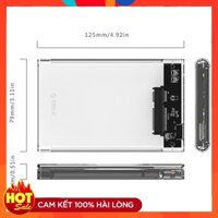 Hộp đựng ổ cứng Laptop, SSD 2.5 HDD Box Orico 2139U3 USB 3.0 trong suốt