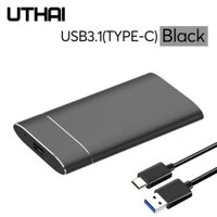 Hộp Đựng Ổ Cứng Mini-SATA SSD UTHAI T37 MSATA Sang USB3.0 Bằng Hợp Kim Nhôm Cho 1.8 inch Sata3