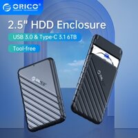 Hộp Đựng Ổ Cứng Ngoài ORICO 2.5 inch USB3.0 SATA 5Gbps HDD SSD 6TB UASP Cho PC Laptop