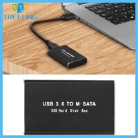 Hộp Đựng Ổ Cứng Ngoài ssd msata hdd Bằng Hợp Kim Nhôm Có Cổng usb Để msata