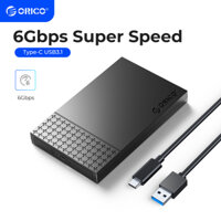 Hộp đựng ổ cứng Orico cho ổ cứng SSD 4TB có cáp chuyển đổi từ loại C USB 3.1 sang SATA 3.0 5Gbps hỗ trợ UASP 2526C3