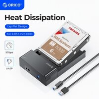 Hộp đựng ổ cứng ORICO 6518U3-6518C3 HDD SSD chuyển đổi SATA sang USB 3.0 2.5 3.5inch tốc độ cao