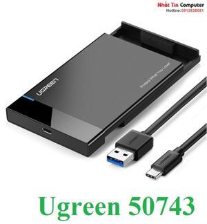 Hộp đựng ổ cứng SATA cổng USB-C 3.1 cao cấp Ugreen 50743