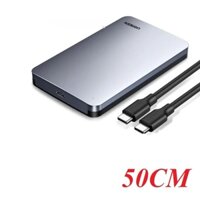 Hộp đựng ổ cứng SSD 2.5-inch Sata kèm cáp USB Type-C ra USB Type-C Ugreen 70499